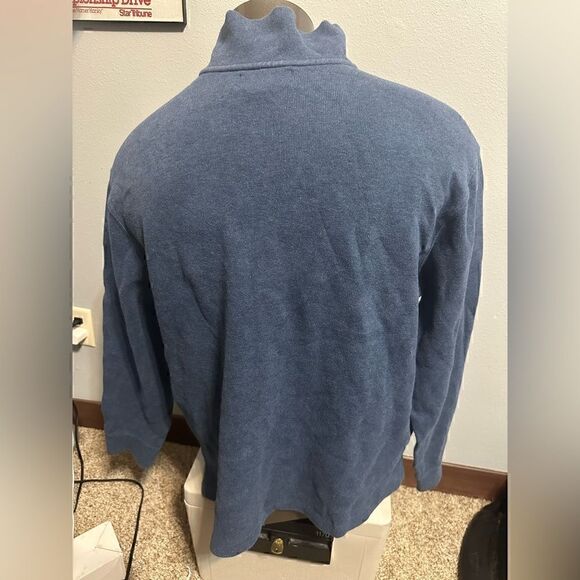 Polo by Ralph Lauren Men’s XL Blue Half ZIP Pullover - Picture 3 of 6